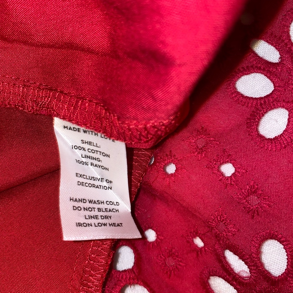 Lulu’s Adoring Days Berry Pink Eyelet Ruffled Asymmetrical Dress - Picture 6 of 12